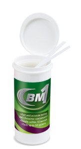 Bm1 test strip bottle