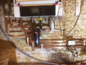 boiler filter installation